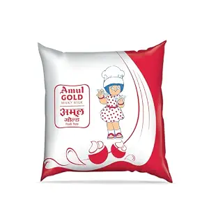 Amul Gold Milk Homogenized Standardized, 1 Litre Carton